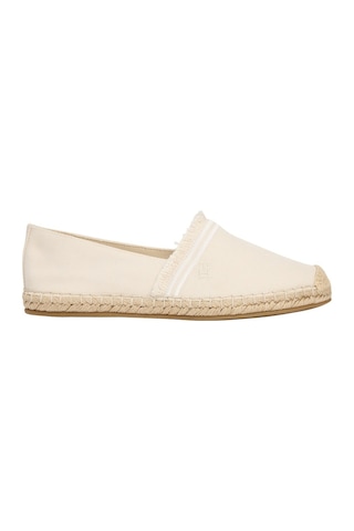 Tommy Hilfiger Frınge Canvas Closed Espadrılle Kadın Bej Günlük Ayakkabı - Fw0fw08881