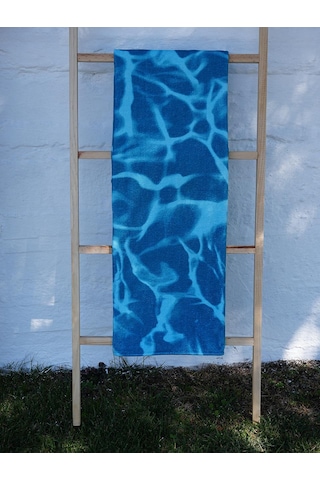 Kadife 100x180 Cm Desenli Modern Plaj Havlusu Baveno Desen001