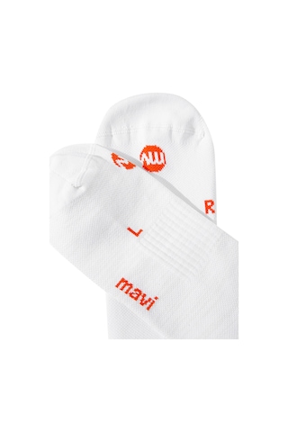 Mavi - Beyaz Aktif Patik Çorap 0911035-620 Beyaz