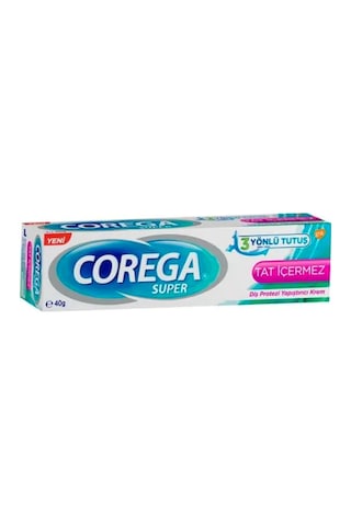 Corega Super Tat İçermez Diş Protezi Yapıştırıcı Krem 40 G