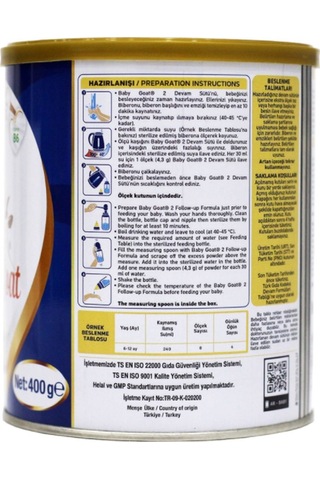 Baby Goat 2 Devam Sütü 400 G