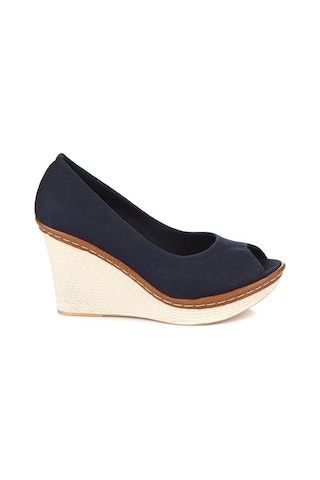 Fox Shoes Lacivert Kadın Dolgu 9674040305