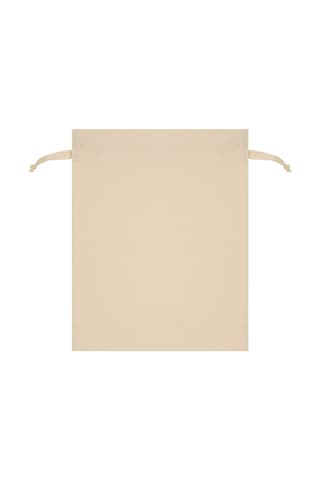 40x45 Cm 5 Adet Doğal Ham Bez Büzgülü Torba - %100 Pamuk, Boyanabilir Çevre Dostu Büyük Boy Kese Krem