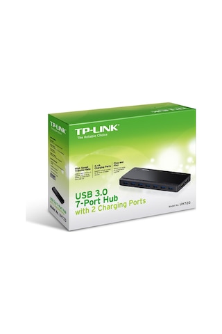 TP-Link Uh720 2 Şarj Portlu Usb 3.0 7 Portlu Hub