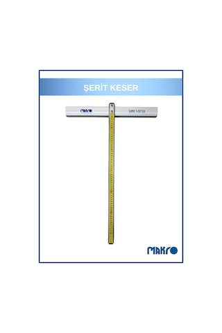 Tekerlekli Cam Kesme Şerit Keser T- Keser 120 Cm