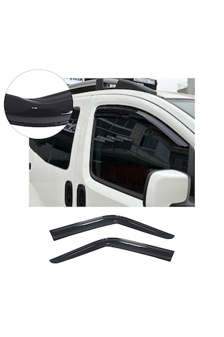 Brsplast Fiat Doblo Uyumlu 2010-2023 Abs Cam Rüzgarlığı 2 Parça