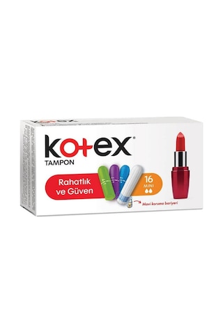 Kotex Tampon Mini 192 Li Set 12pk 16