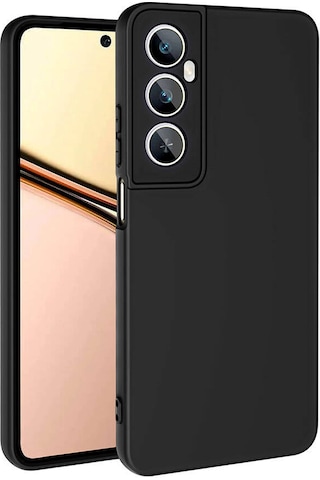 Realme C65 4g Kılıf Tchs Mara Lansman Kapak-siyah Siyah