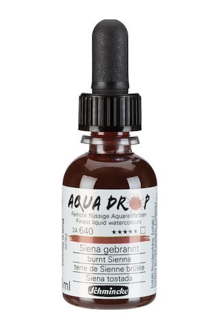 Schmincke Aqua Drop Sıvı Suluboya 30ml - Burnt Sienna