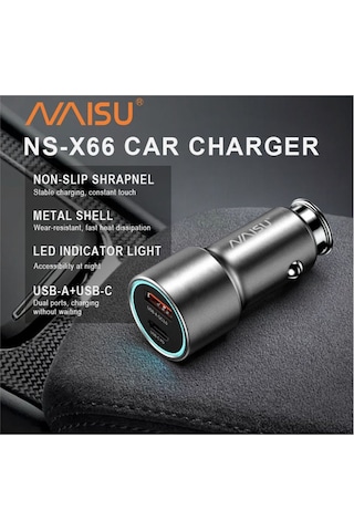 24v Usb-a Usb-c Araç Şarj Cihazı