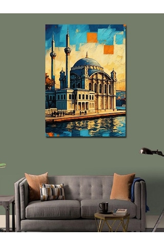 Kanvas Tablo Mimari Ve Tarih İstanbul 50cmx70cm