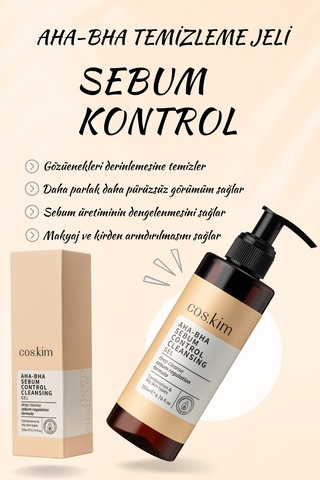 Aha & Bha Içeren Sebum Dengeleyici Gözenek Arındırıcı Temizleme Jeli 200 Ml Karma - Yağlı Ciltler