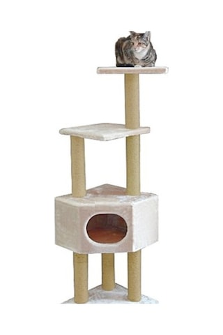 Turkuaz Pet TR-969 Corner Katlı Kedi Tırmalama Evi 40 x 40 x 27 CM Turkuaz Pet TR-969 Corner Katlı Kedi Tırmalama Evi 40 x 40 x 27 CM