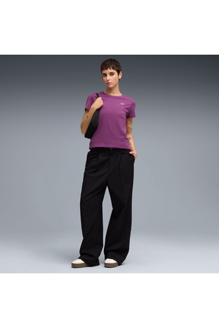 Puma Essential Elevated Kadın Mor Tişört 695708-69