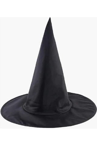 Halloween Cadı Şapkası Yetişkin Siyah Ast6746
