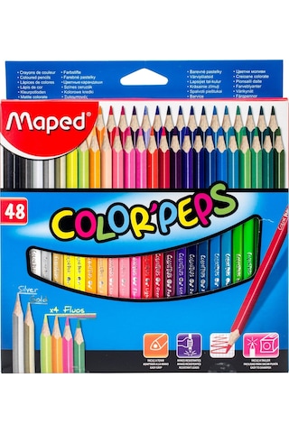 Maped Color Peps 48 Renk Kuru Boya