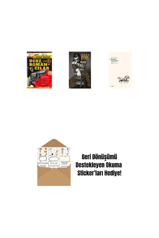Ucuz Romancılar + Fink Ciltli + Garanti Karantina + Okuma Sticker'ları