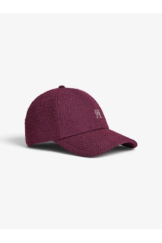 Tommy Hilfiger Th Elevated Chıc Boucle Cap Kadın Kırmızı Şapka - Aw0aw19096