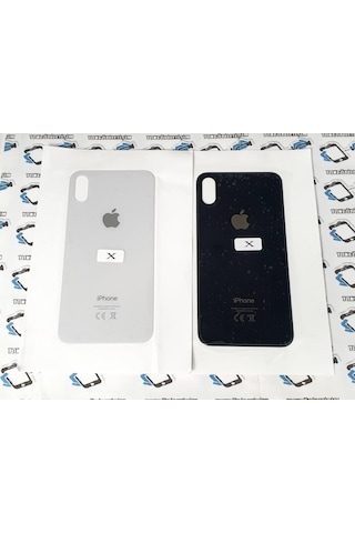 Apple Uyumlu iPhone X Arka Pil Batarya Kapağı (Cam) (226131341)