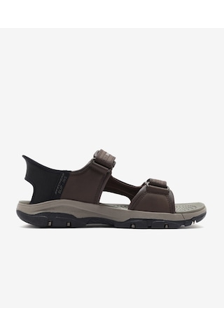 Skechers Tresmen - Reece Erkek Kahverengi Sandalet 205289 Choc Kahverengi