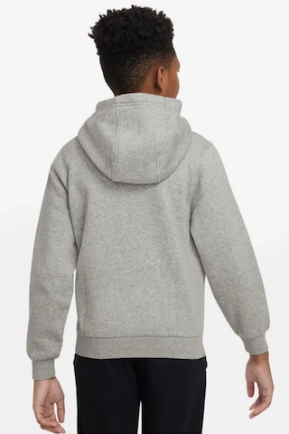 Nike Club Fleece Çocuk Kapüşonlu Sweatshirt Fd2988-063 Gri