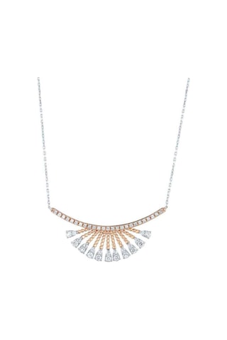 0.56 Karat Pırlanta Trend Kolye T13569 Beyaz