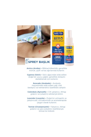 Babyton Hero Nemlendirici Losyon Sprey 50 Ml