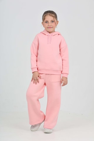 Toontoy Kız Çocuk Tnty Nakışlı Eşofman Takım Pembe