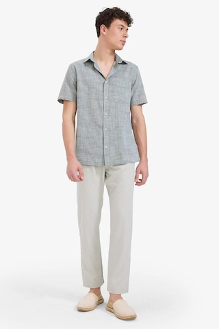 Defacto Relax Fit Rahat Kesim Dar Paça Keten Karışımlı Yazlık Pantolon C1140ax25smkh494 Haki