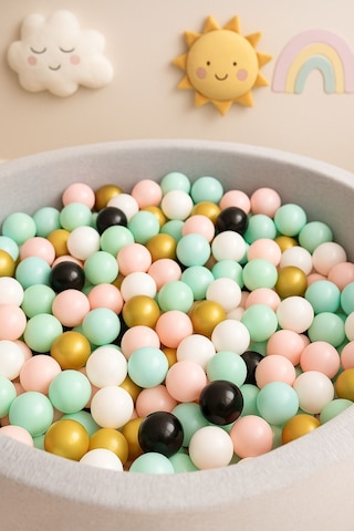 7 Cm 50'li Lila Oyun Havuz Topu Çocuklar İçin Güvenli Plastik Top