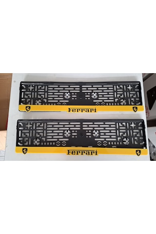 Ferrari Takmatik Standart Plakalık 2li