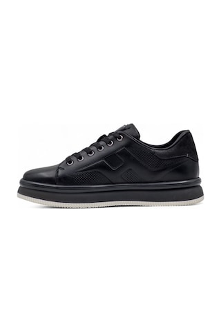 Voyager M030 Erkek Hakiki Deri Sneaker Siyah