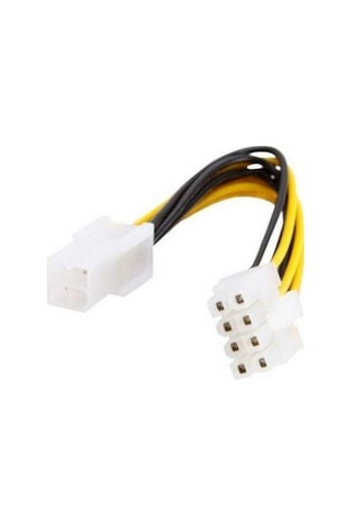 4 Pin 8 Pin Çevirici 4 Pin 8 Pin Anakart Power Çevirici 4 Pin Power 8 Pin Power Çevirici 30 Cm