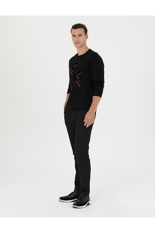 Pierre Cardin Erkek Siyah Kanvas / Chino Pantolon 50278461-vr046 Siyah