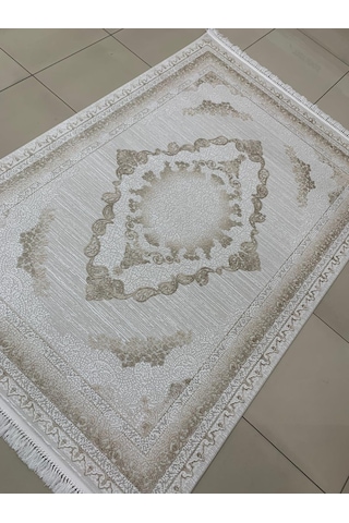 Padişah Halı Safir 90822 070 Serisi Akrilik Salon Oturma Yatak Odası Halısı Kahverengi - Gri