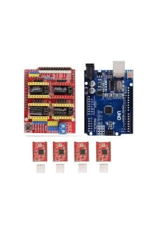 Arduino Cnc Shield Arduino Uno Klon 4X A4988 Dahil