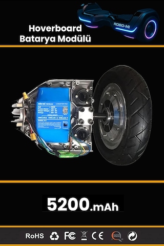 Hoverboard 5200mAh Elektrikli Kaykay Bataryası
