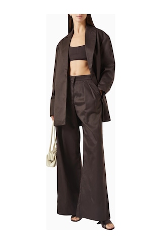 Represent Crimp Single - Breasted Blazer, Lüks Tek Düğmeli Klasik Ceket Kahverengi