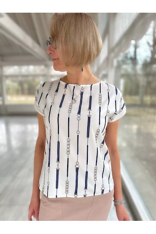 Nıka & Collectıon Ceket Altı Giyilebilen Kısa Kollu Bluz 221901284