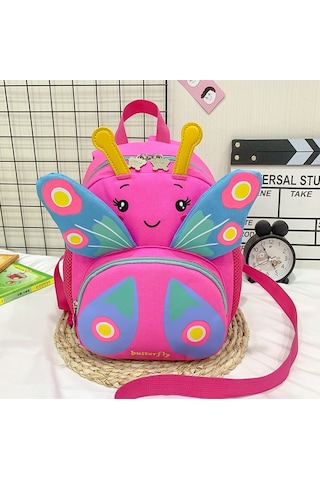 Anaokulu Kayıpya Karşı Sırt Çantası-kırmızı