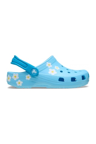 Crocs Classic Daisy Clog K Tinted Glass Mavi Çocuk Terlik-8923 Mavi