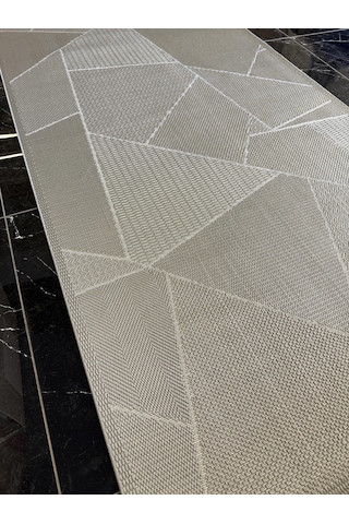 Eko Mono Mno Lux 01 Antrasit Hav Toz Vermez Kaymaz Tabanlı Şık Kilim Antrasit