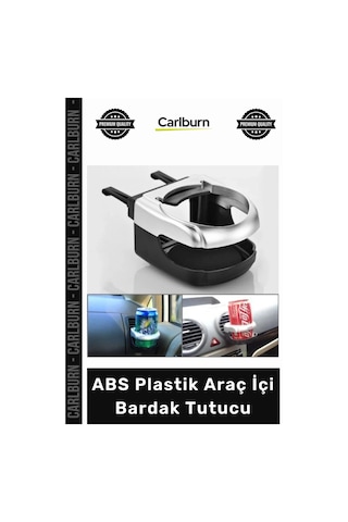 Stand Ayarlanabilir Havalandırma Uyumlu Abs Plastik İçecek Standı Sağlam Araç İçi Bardak Tutucu