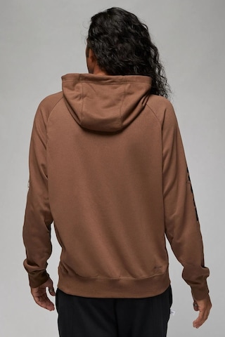 Nike Jordan Jumpman Fleece Pullover Hoodie Erkek Kapüşonlu Sweatshirt Kahverengi Kahverengi