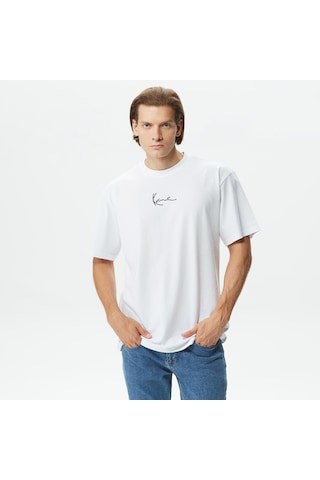 Karl Kani Small Signature Erkek Beyaz T-shirt 026 Kkmq12002 2800324