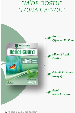 Relief Guard İkili Paket 48 Çiğnenebilir Tablet