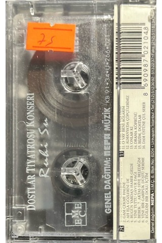 Plak Değildir Kaset Tir Ruhi Su Dostlar Tiyatrosu Konseri Kaset