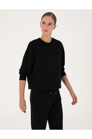 Pierre Cardin Kadın Siyah Sweatshirt 50314963-vr046 Siyah