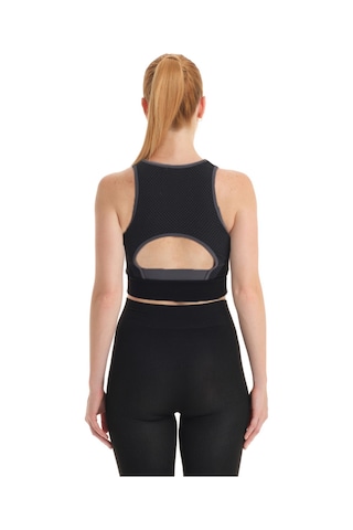 Galatasaray Gsfıt Kadın Tayt Bra Takım K231201-371 Siyah - Gri