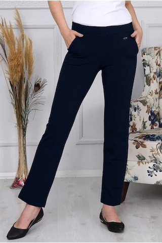 Remsa Pantalon Görünümlü Kadın Eşofman Altı Koyu Lacivert